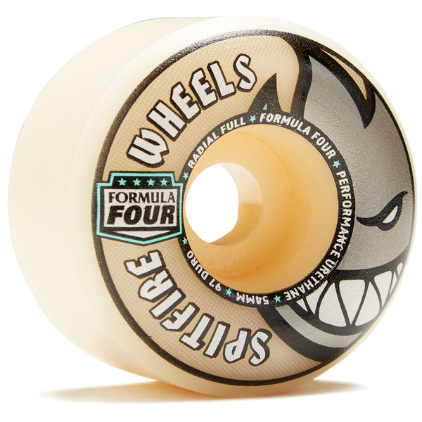 Spitfire F4 97 Radial Full Skateboard Wheels - Natural - 54mm – CCS