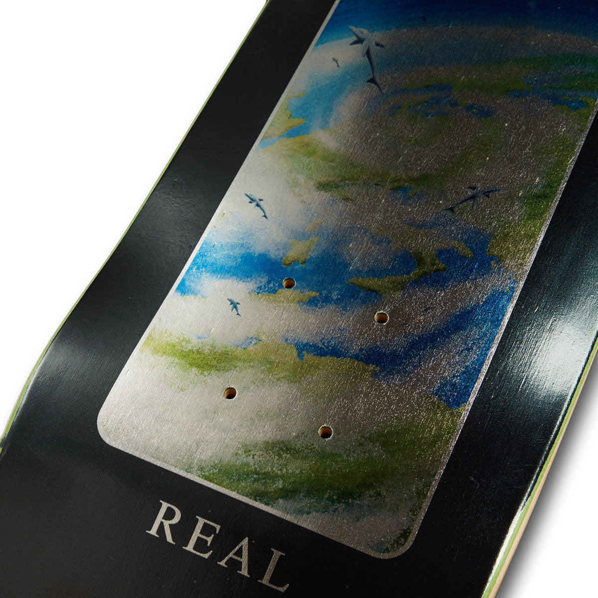 Real Tanner Thanks For The Fish Skateboard Deck - Black - 8.06