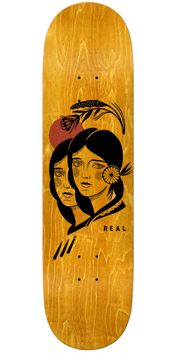 Real Team Mudgett Skateboard Deck - Brown - 8.06