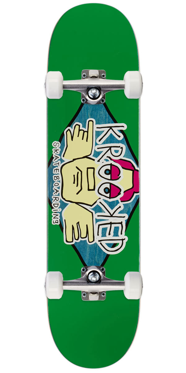 Krooked Team Arketype Skateboard Complete - Green - 8.06