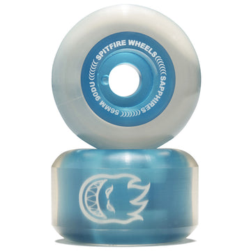 Spitfire 90d Sapphires Skateboard Wheels - Clear Blue - 56mm