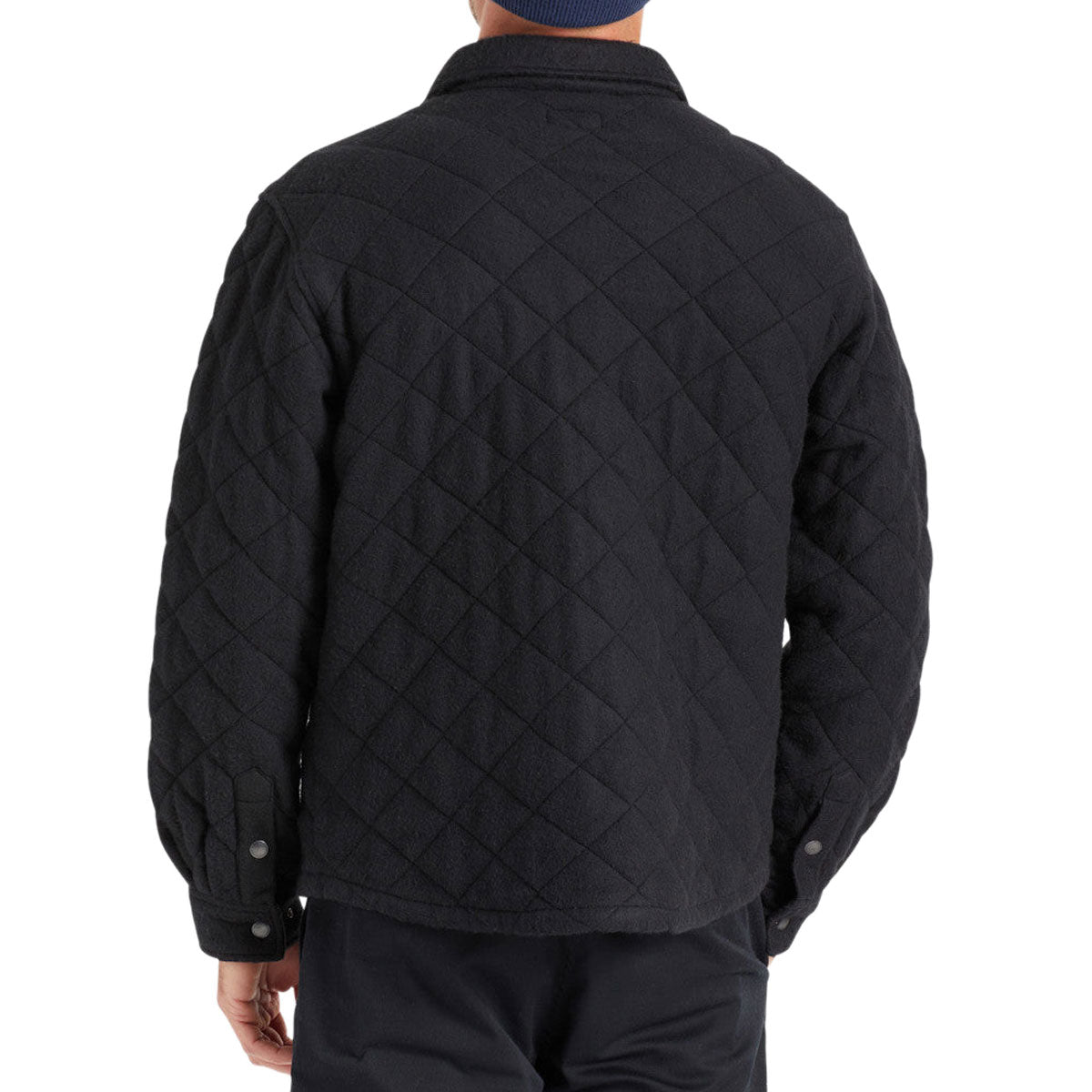 Brixton Cass Quilted Fleece Jacket - Black image 2