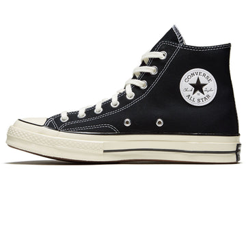 Converse Chuck 70 Hi Shoes - Black/Black/Egret