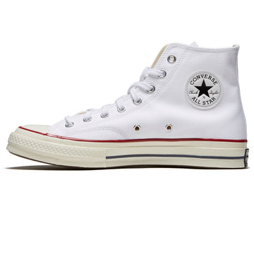 Converse Chuck 70 Hi Shoes - White/Garnet/Egret
