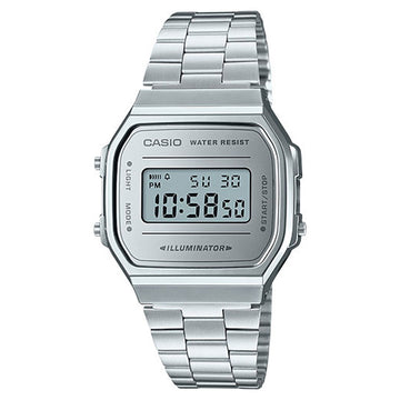 Casio A168 Watch - Silver