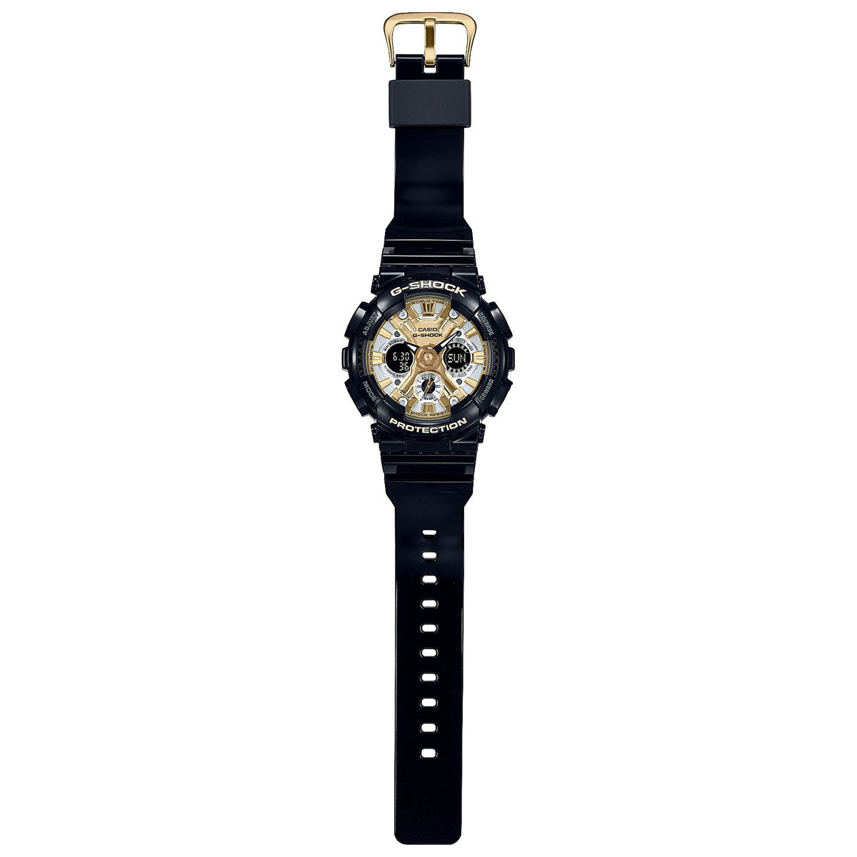 G-Shock GMAS120GB-1A Watch - Black/Gold image 2