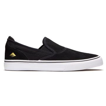 Emerica Wino G6 Slip-On Shoes - Black/White/Gold