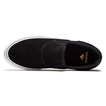 Emerica Wino G6 Slip-On Shoes - Black/White/Gold