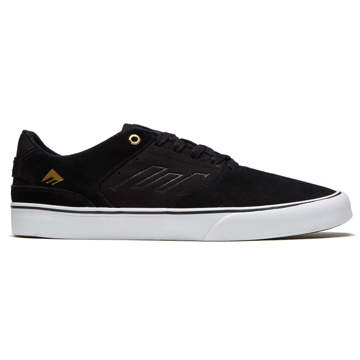 Emerica The Low Vulc Shoes - Black/Gold/White image 1