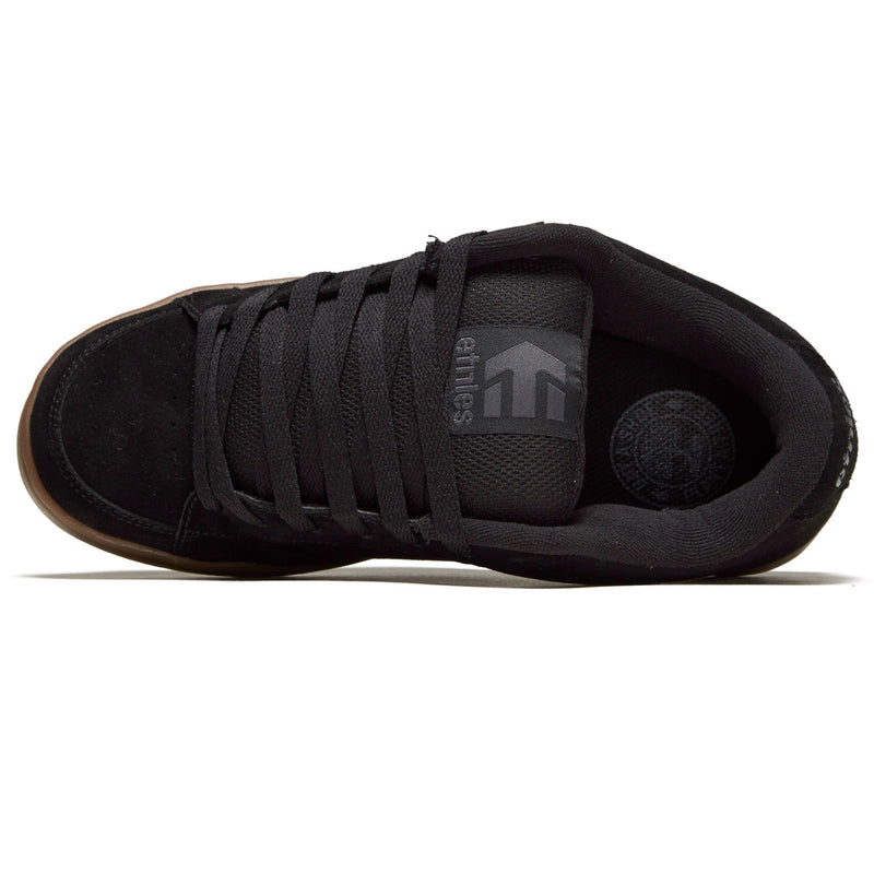Etnies Kingpin Shoes - Black/Dark Grey/Gum