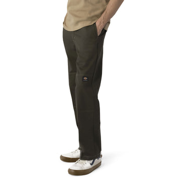 Dickies Regular Fit Double Knee Pants - Olive Green