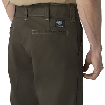 Dickies Regular Fit Double Knee Pants - Olive Green