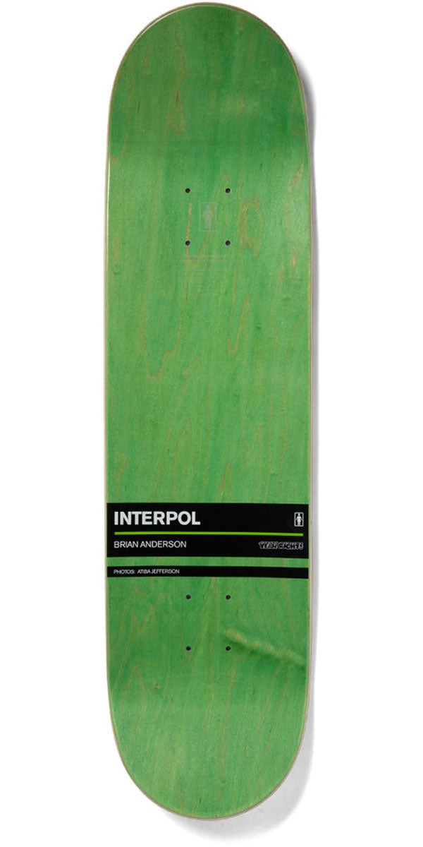 Girl Anderson x Atiba x Interpol Skateboard Deck - 8.50