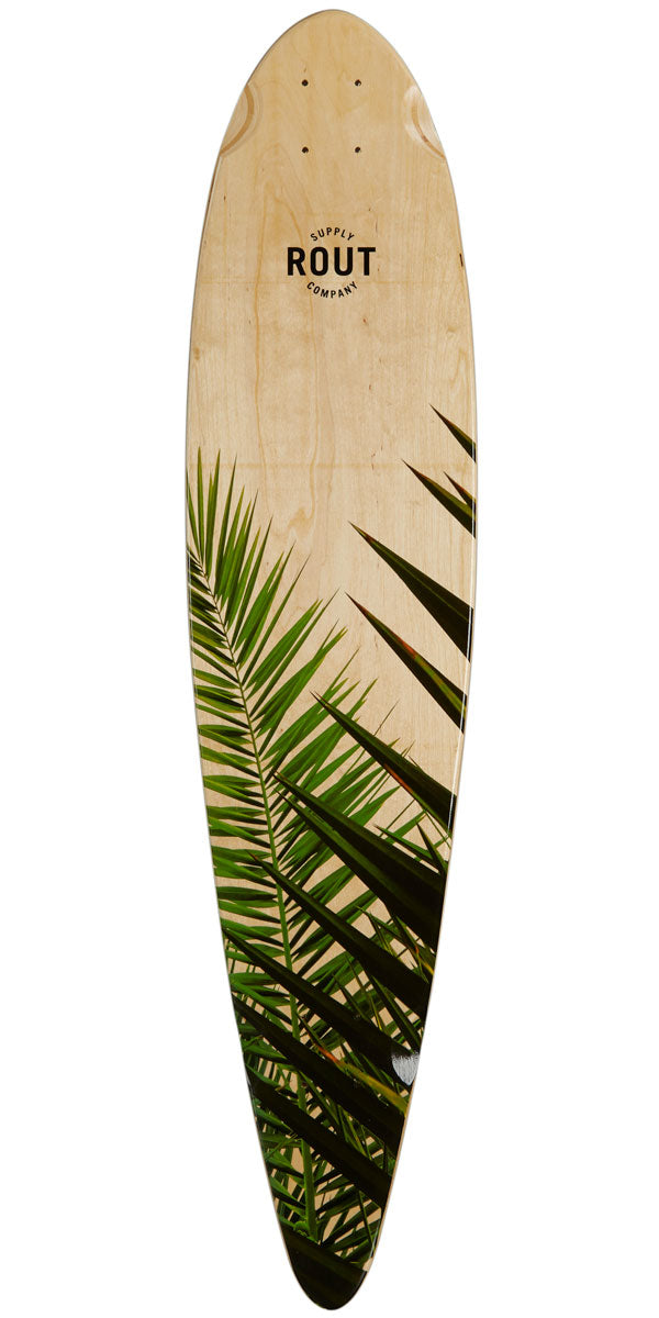 Rout Palms Pintail Longboard Deck image 1