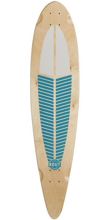 Rout Plume Pintail Longboard Deck
