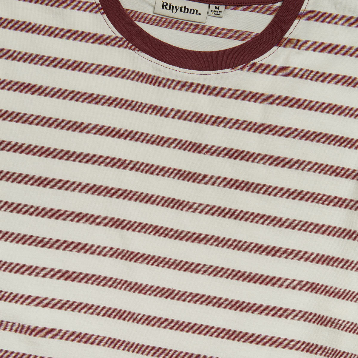 Rhythm Everyday Stripe T-Shirt - Mulberry image 3