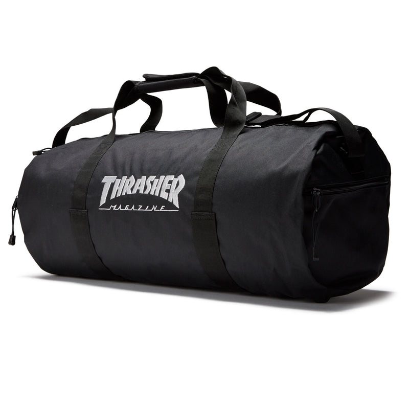 Thrasher Logo Skate Duffle Bag - Black