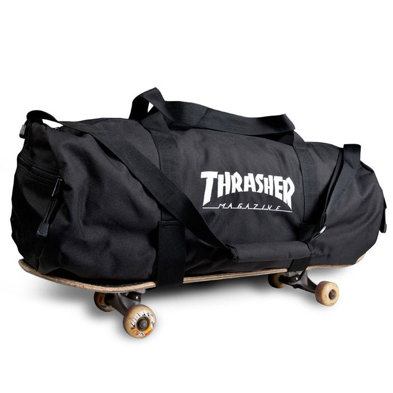 Thrasher Logo Skate Duffle Bag - Black