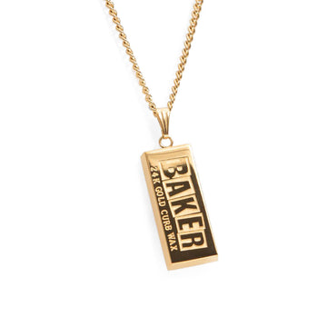 Baker Curb Wax Necklace - Gold