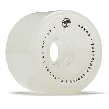 Arbor Outlook 78a Longboard Wheels - Ghost White - 69mm