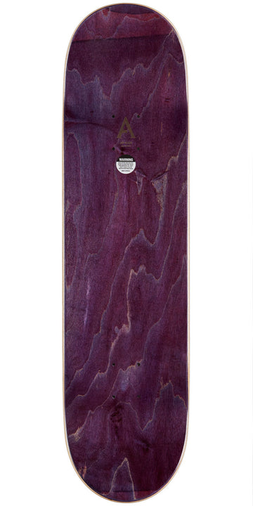 April Chrome Rose Skateboard Deck - Black - 8.125