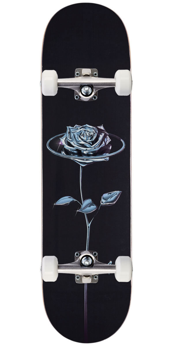 april skateboard コンプリート April Chrome Rose Skateboard Complete - Black - 8.125