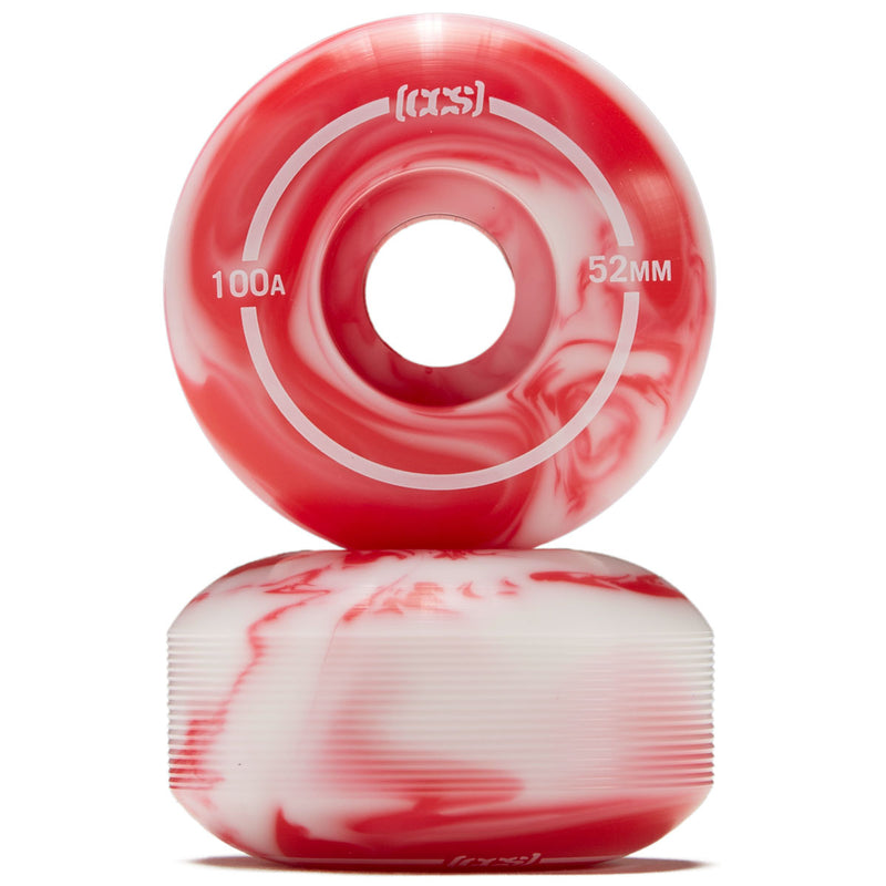 CCS Swirl Skateboard Wheels - Pink - 52mm