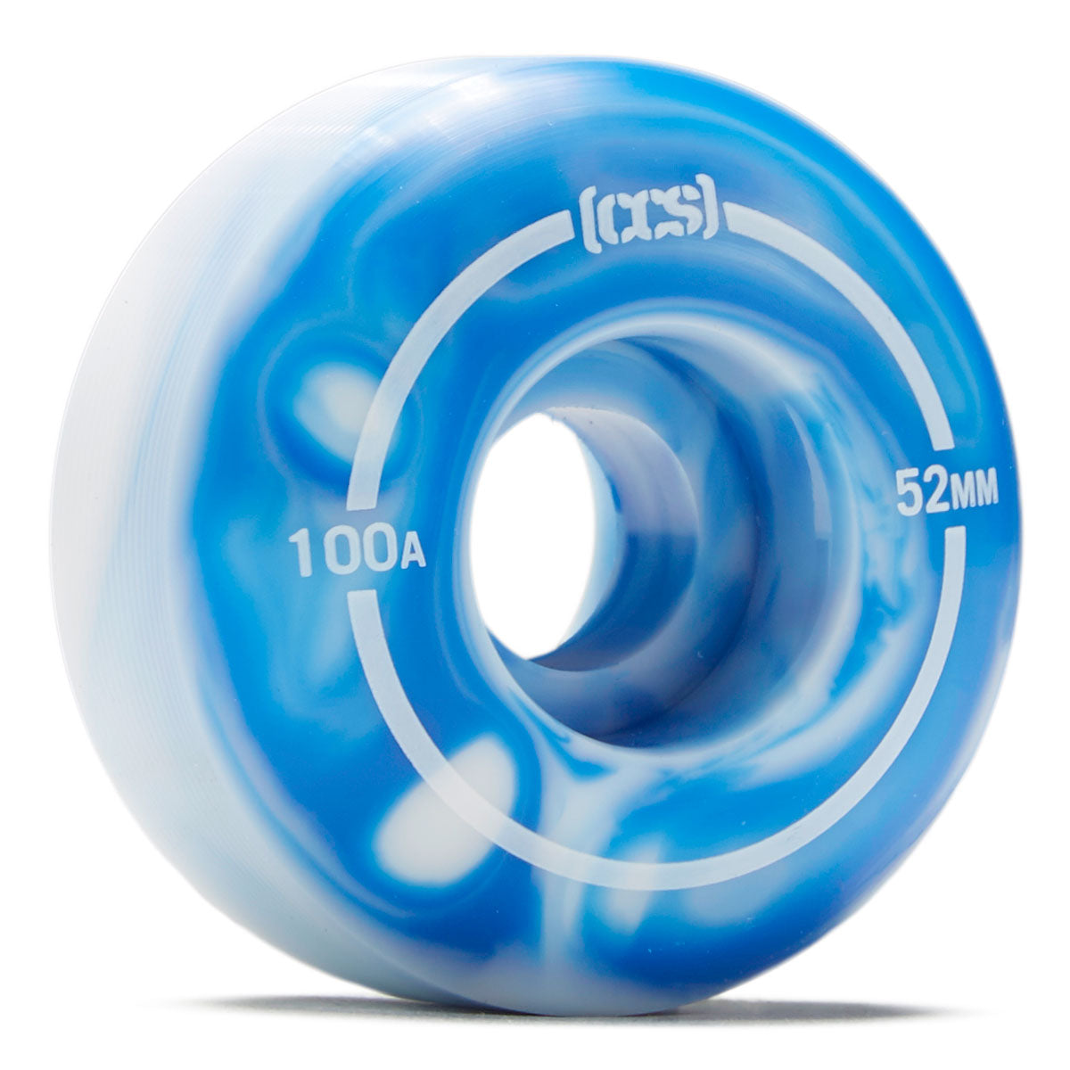CCS Swirl Skateboard Wheels - Blue - 52mm image 1