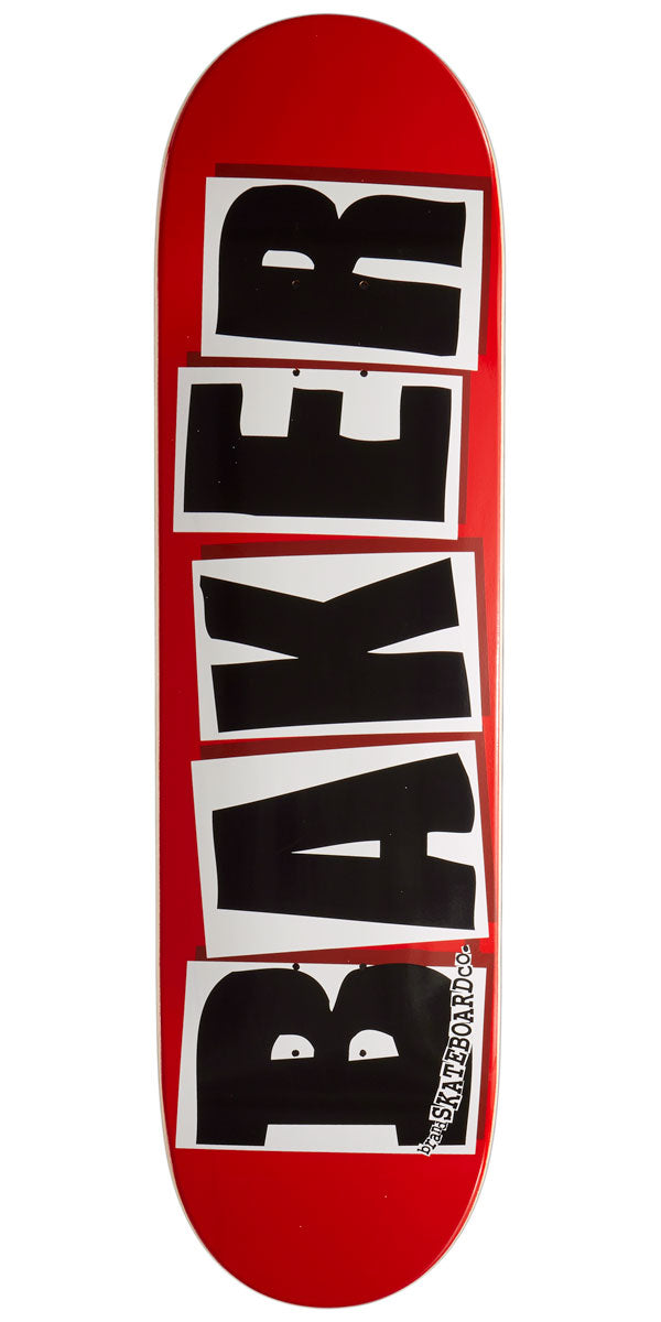 Baker Brand Logo Skateboard Deck - Black - 8.475