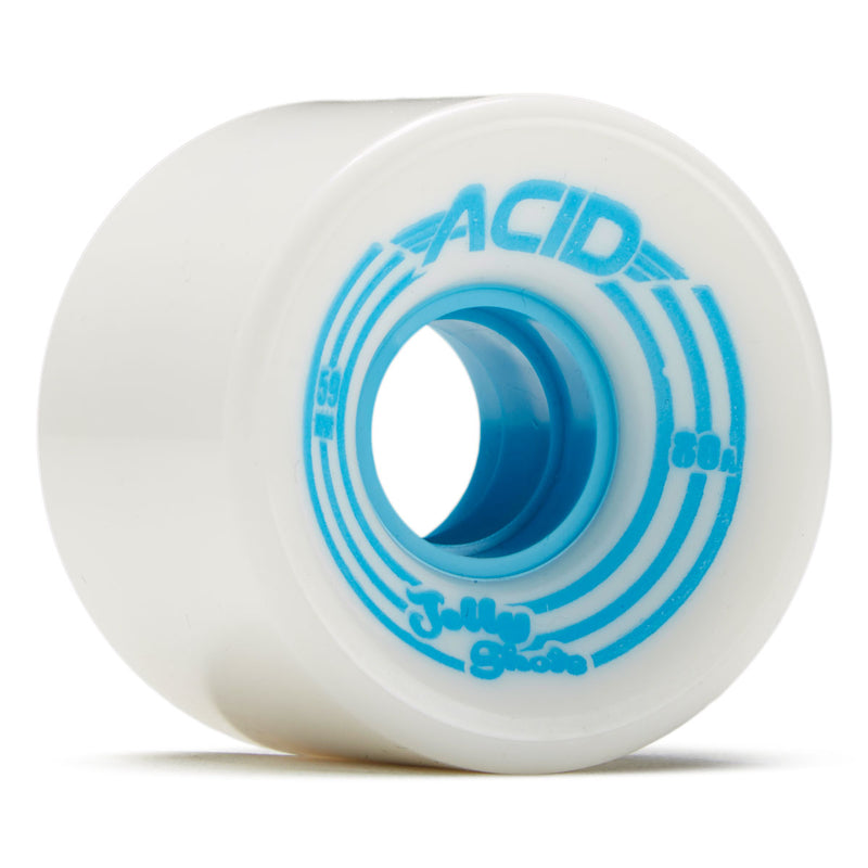 Acid Jelly Shots 80a Skateboard Wheels - White - 59mm