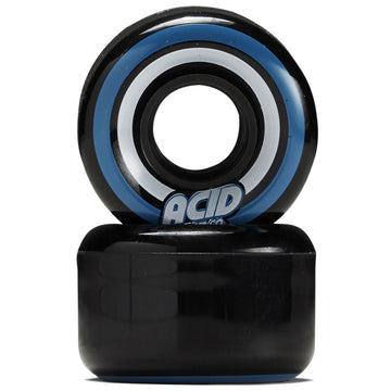Acid Pods 86a Conical Skateboard Wheels - Black - 53mm
