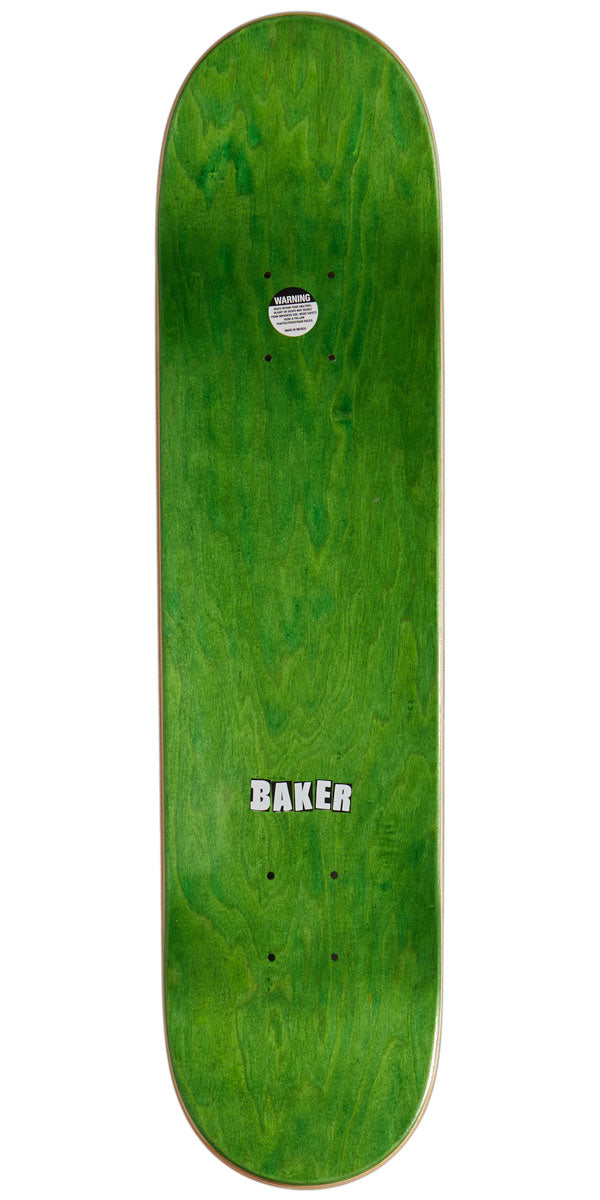 Baker Brand Logo Skateboard Deck - White - 7.30