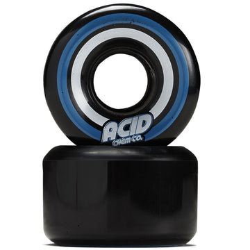 Acid Pods 86a Conical Skateboard Wheels - Black - 55mm