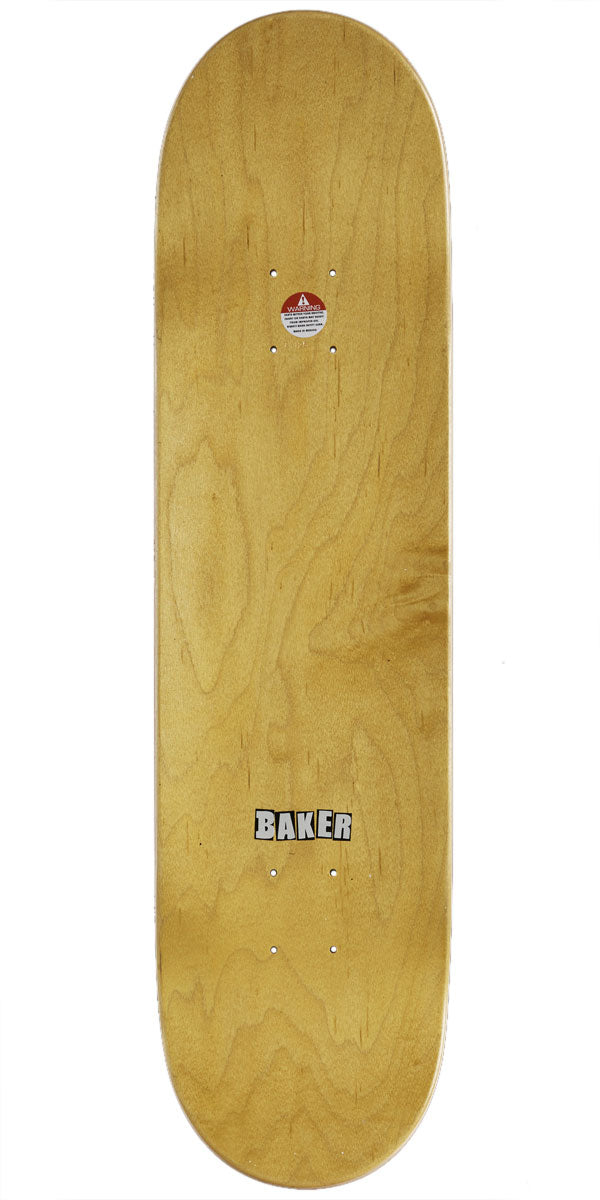 Baker Brand Logo Skateboard Deck - Black/White - 8.10
