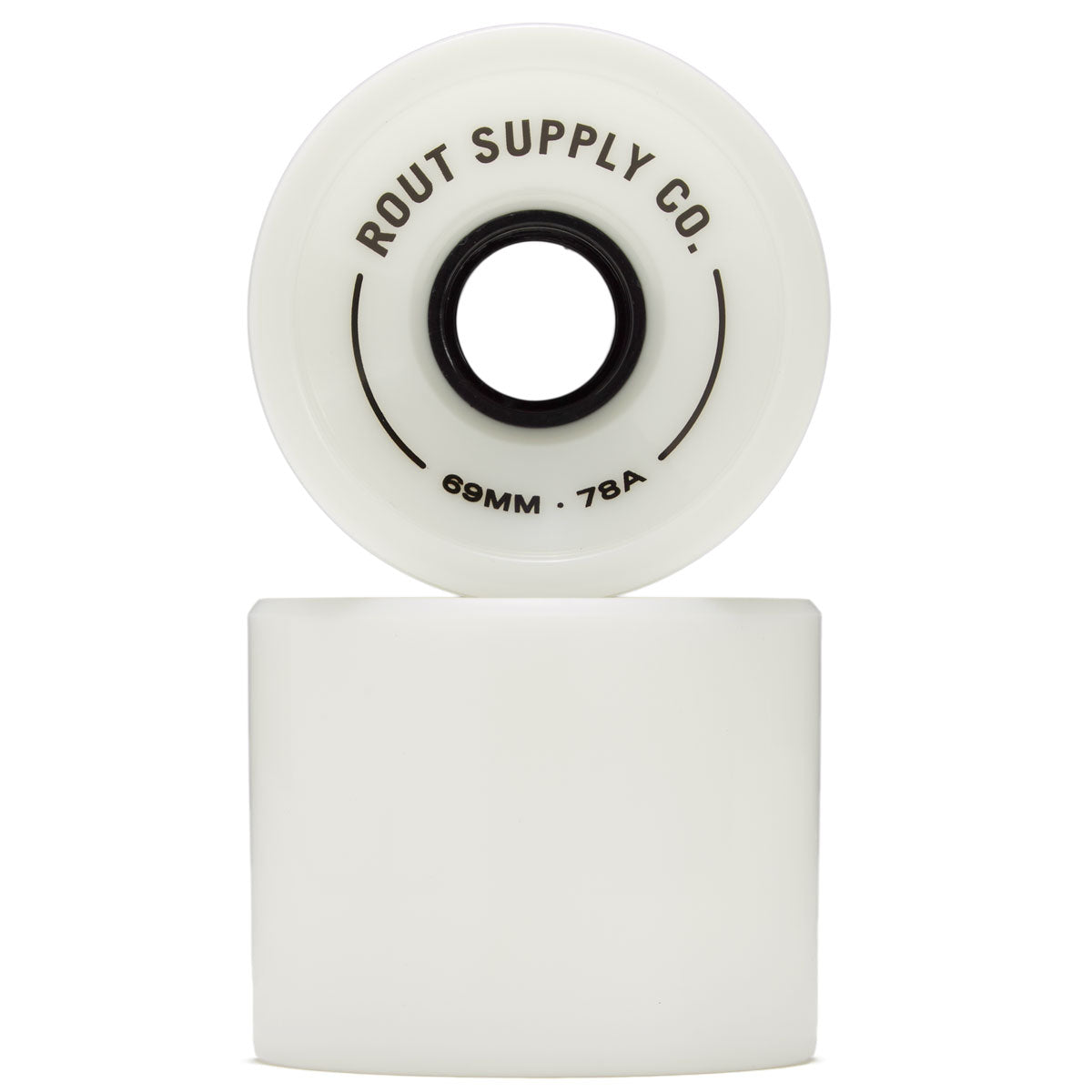 Rout Longboard Wheels - 69mm 78a - White image 2