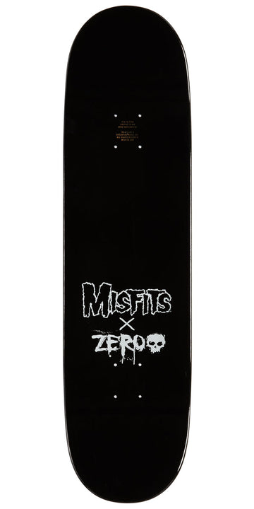 Zero x Misfits Fiend Skull Skateboard Deck - 8.50