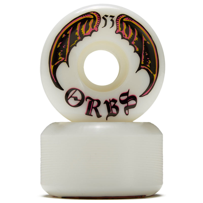 Welcome Orbs Specters Conical 99a Skateboard Wheels - White - 53mm