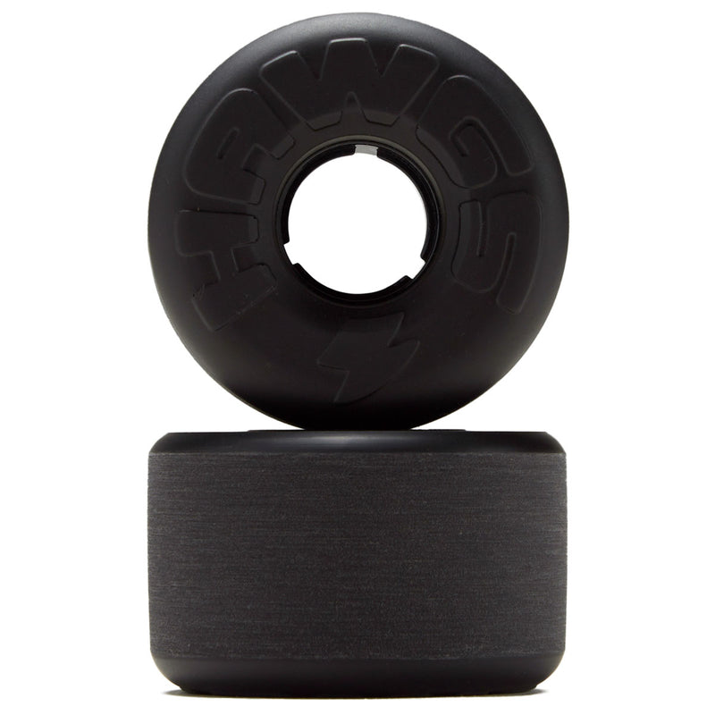 Hawgs Lil' Ez 78a Stone Ground Longboard Wheels - Black - 60mm