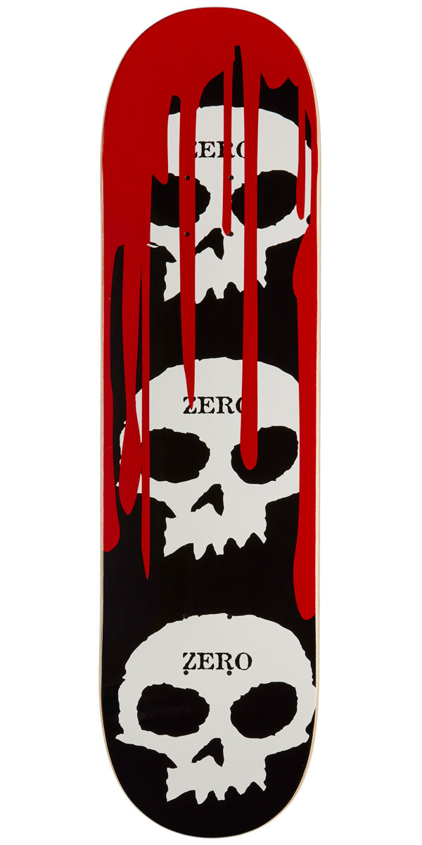 Zero 3 Skull Blood Skateboard Deck - 8.25
