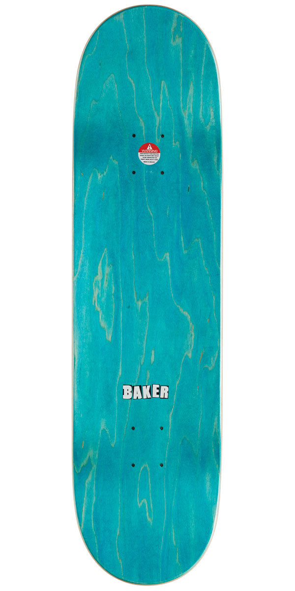 Baker Brand Logo Skateboard Deck - White - 8.50