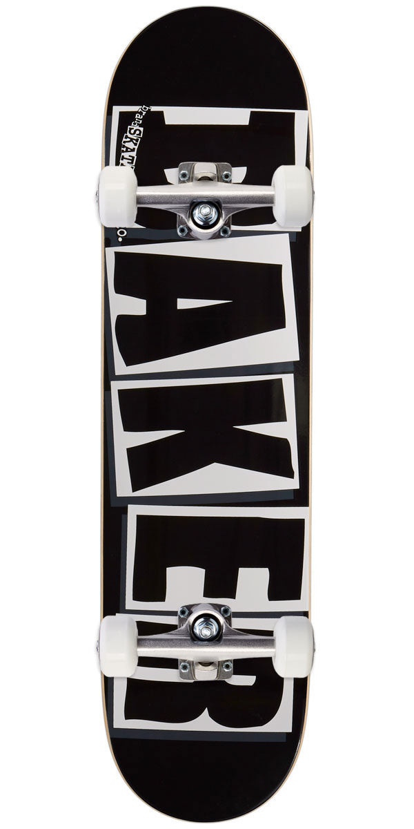 BAKER BRAND LOGO WHITE 7.56インチ BAKER BRAND LOGO COMPLETE-8.25 BLK/WHT – The Vault Pro Scooters