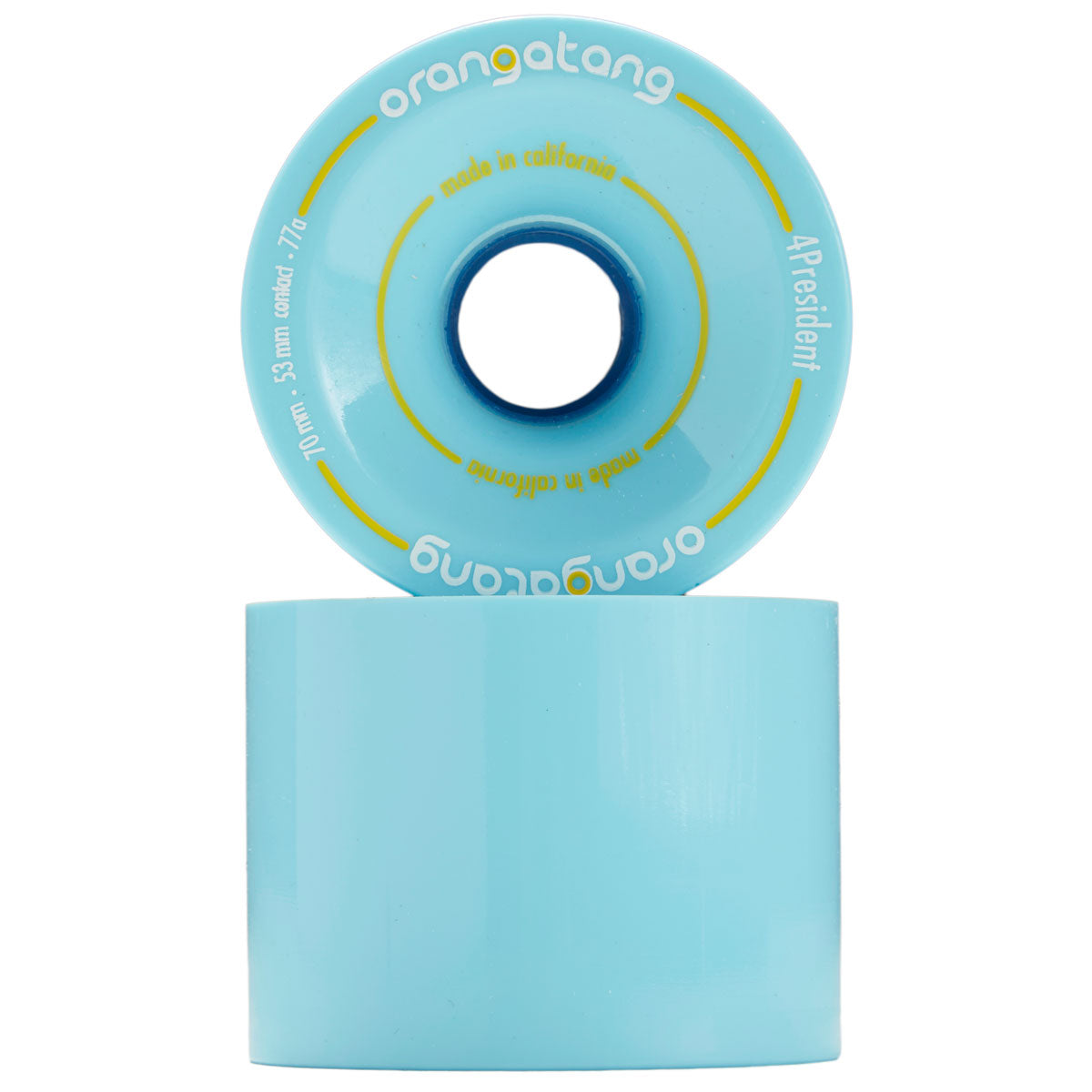 Orangatang 4 President 77a Longboard Wheels - Blue - 70mm – CCS