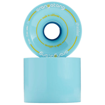 Orangatang 4 President Longboard Wheels 70mm 77a Blue