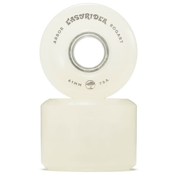 Arbor Bogart 78a Longboard Wheels - Ghost White - 61mm