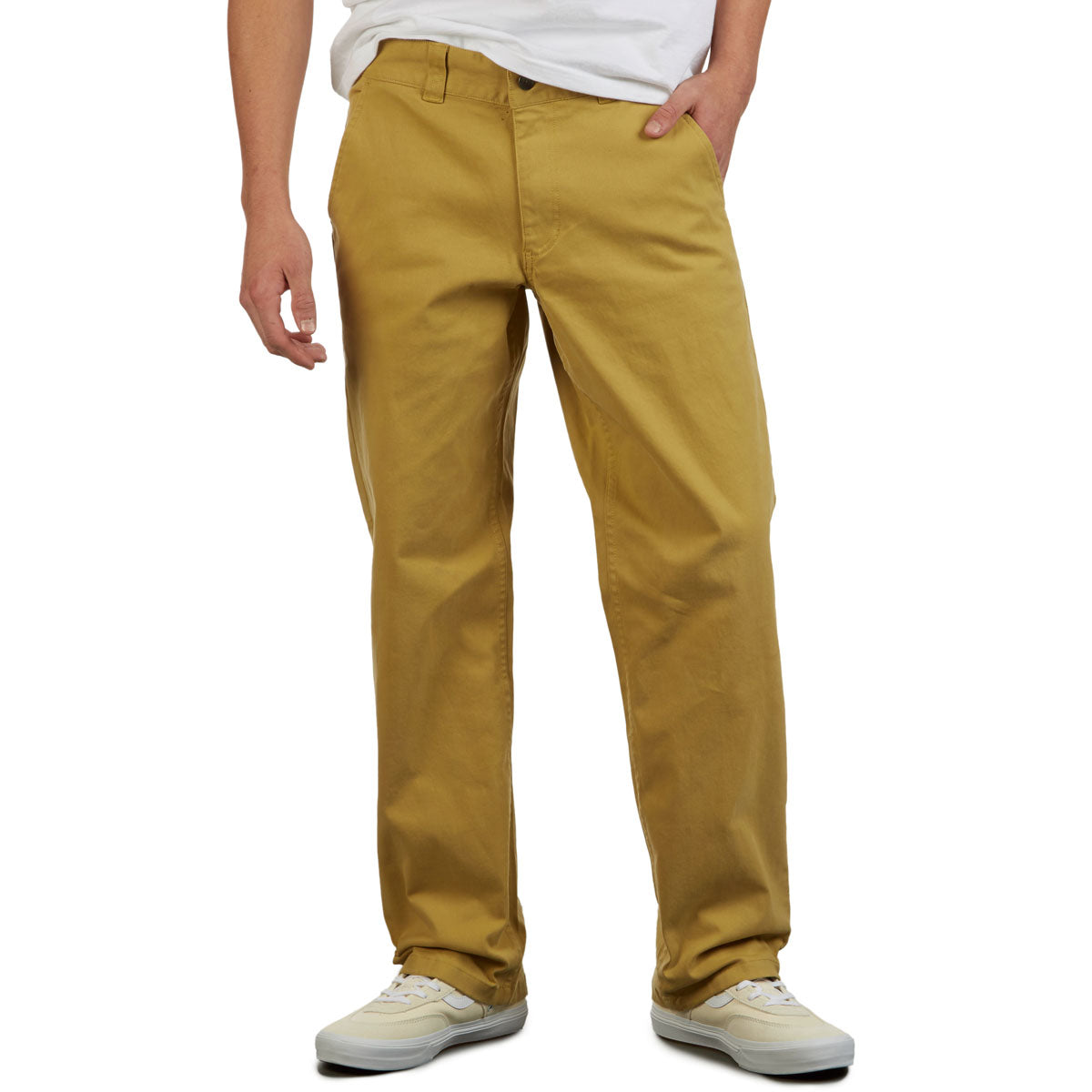 CCS Standard Plus Relaxed Chino Pants - Dark Mustard image 1