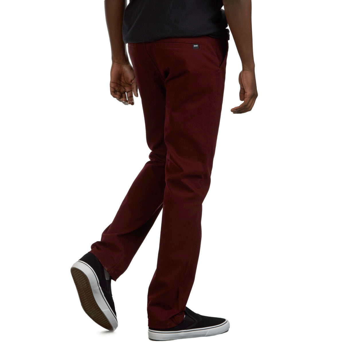 CCS Standard Plus Slim Chino Pants - Burgundy image 3