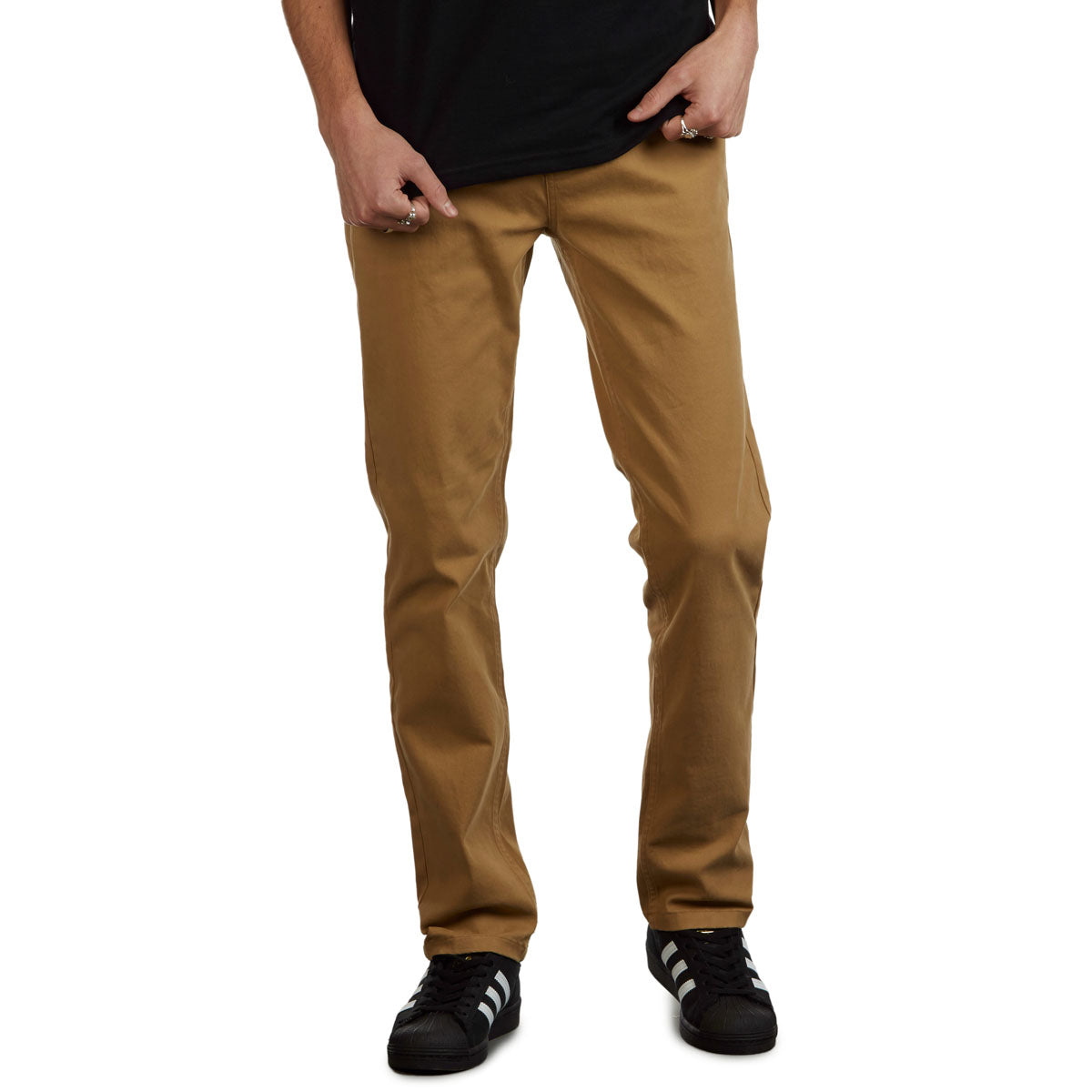 CCS Slim Stretch Chino Pants - Khaki