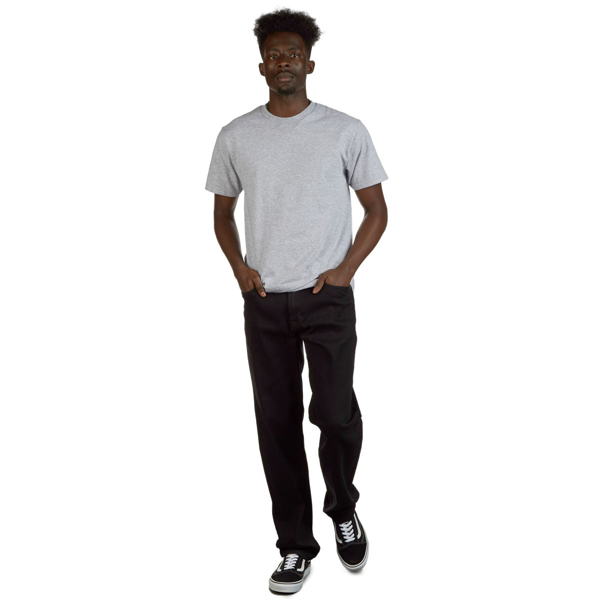 CCS Standard Plus Relaxed Denim Jeans - Overdyed Black image 2