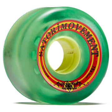 Satori Movement Rasta Cruisers 78a Skateboard Wheels - 62mm