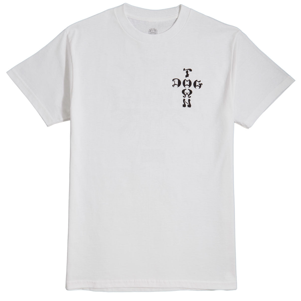 Dogtown Cross Logo T-Shirt - White/Black image 2